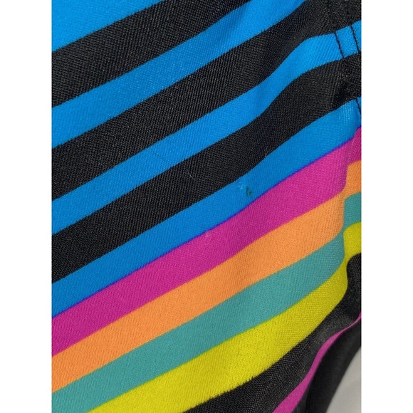 O'RAGEOUS Color Block Womens Color Stipe Middle Swimsuit Size Medium One-Piece - Picture 7 of 8